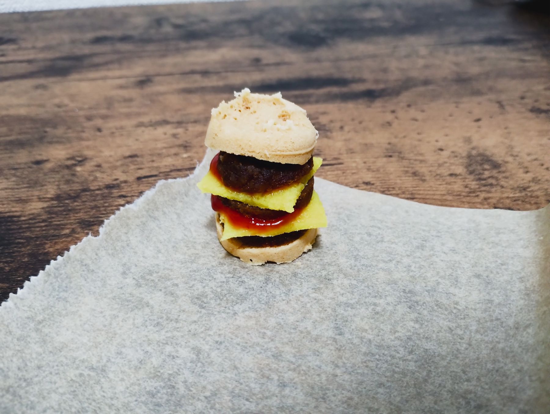 ハンバーガーその1完成
