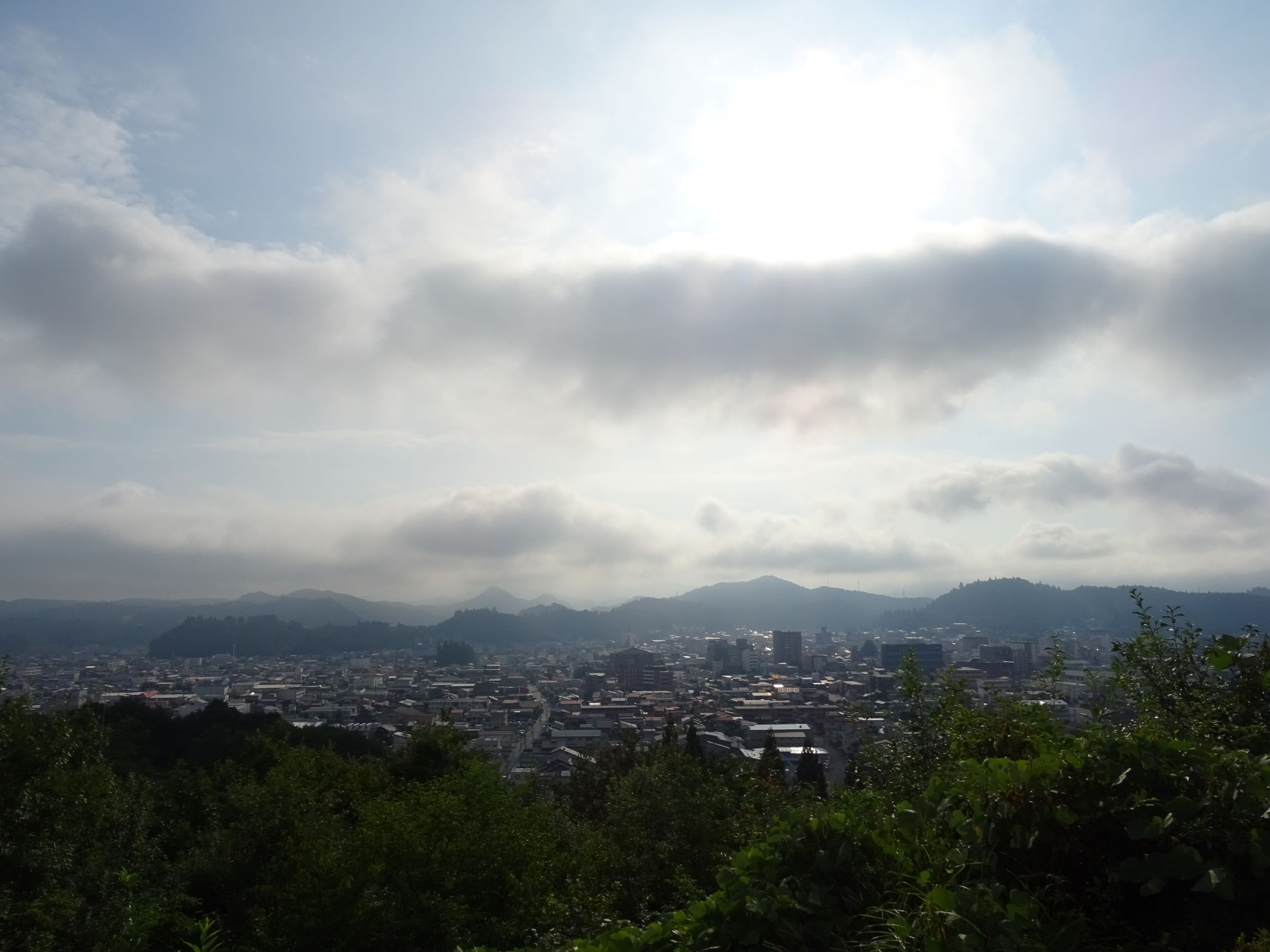 アルプス展望公園「スカイパーク」からの景色
