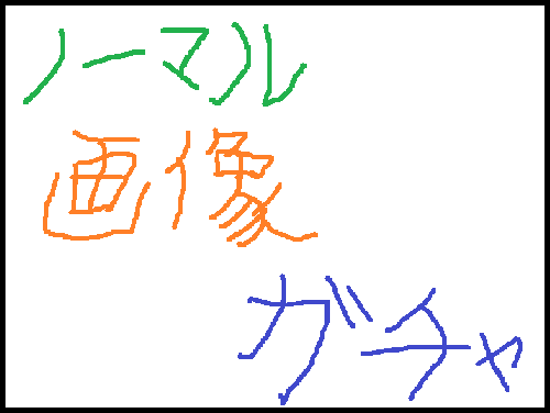 ノーマル画像ガチャ