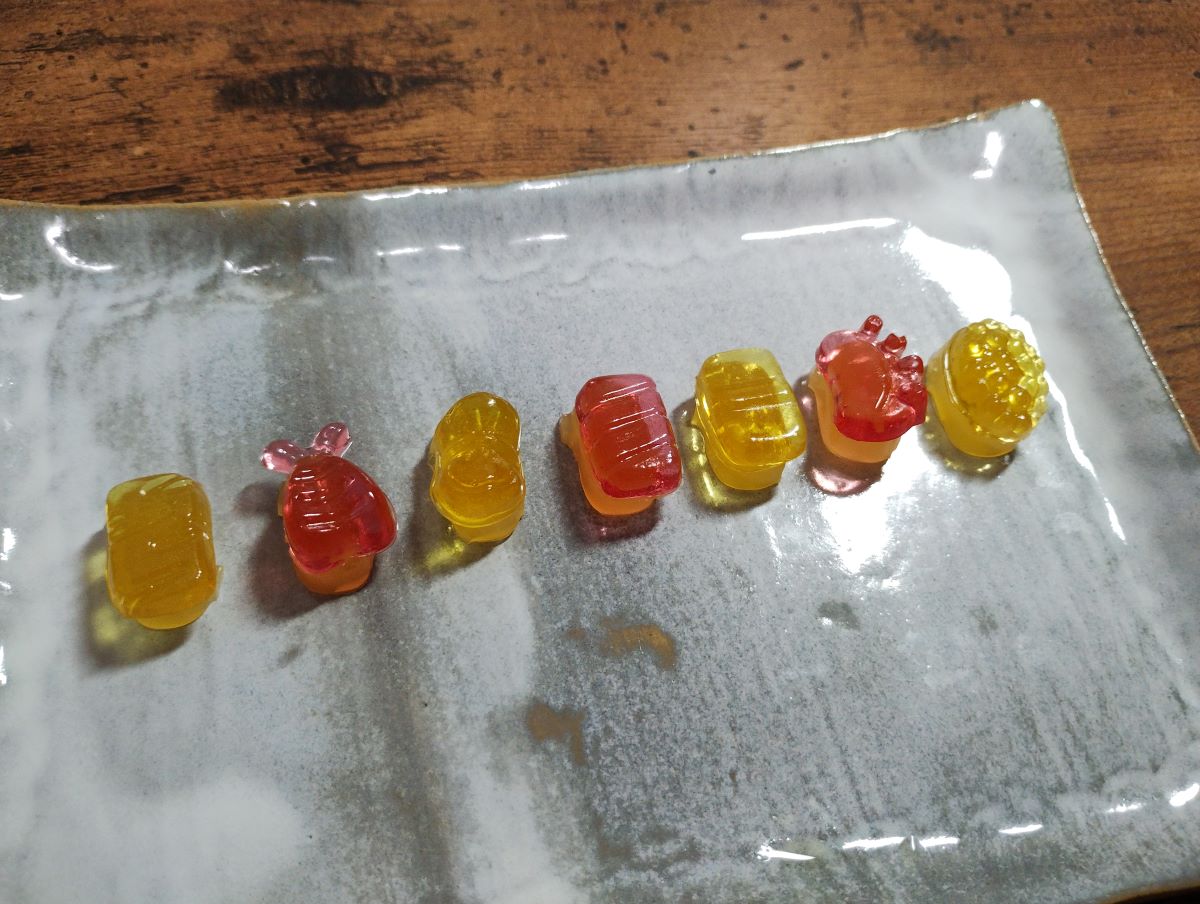 おすしやさんグミ組み立て